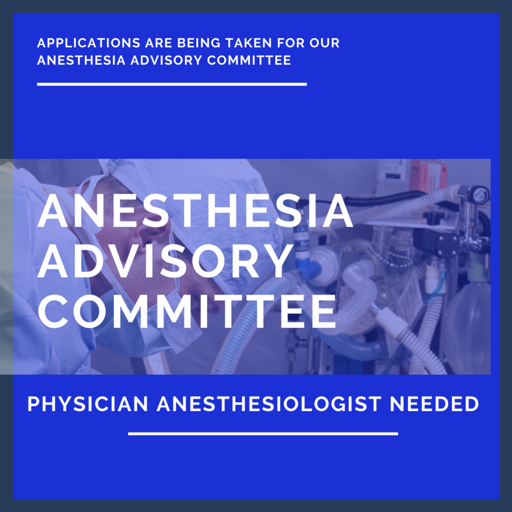 Anesthesia Advisory Committee